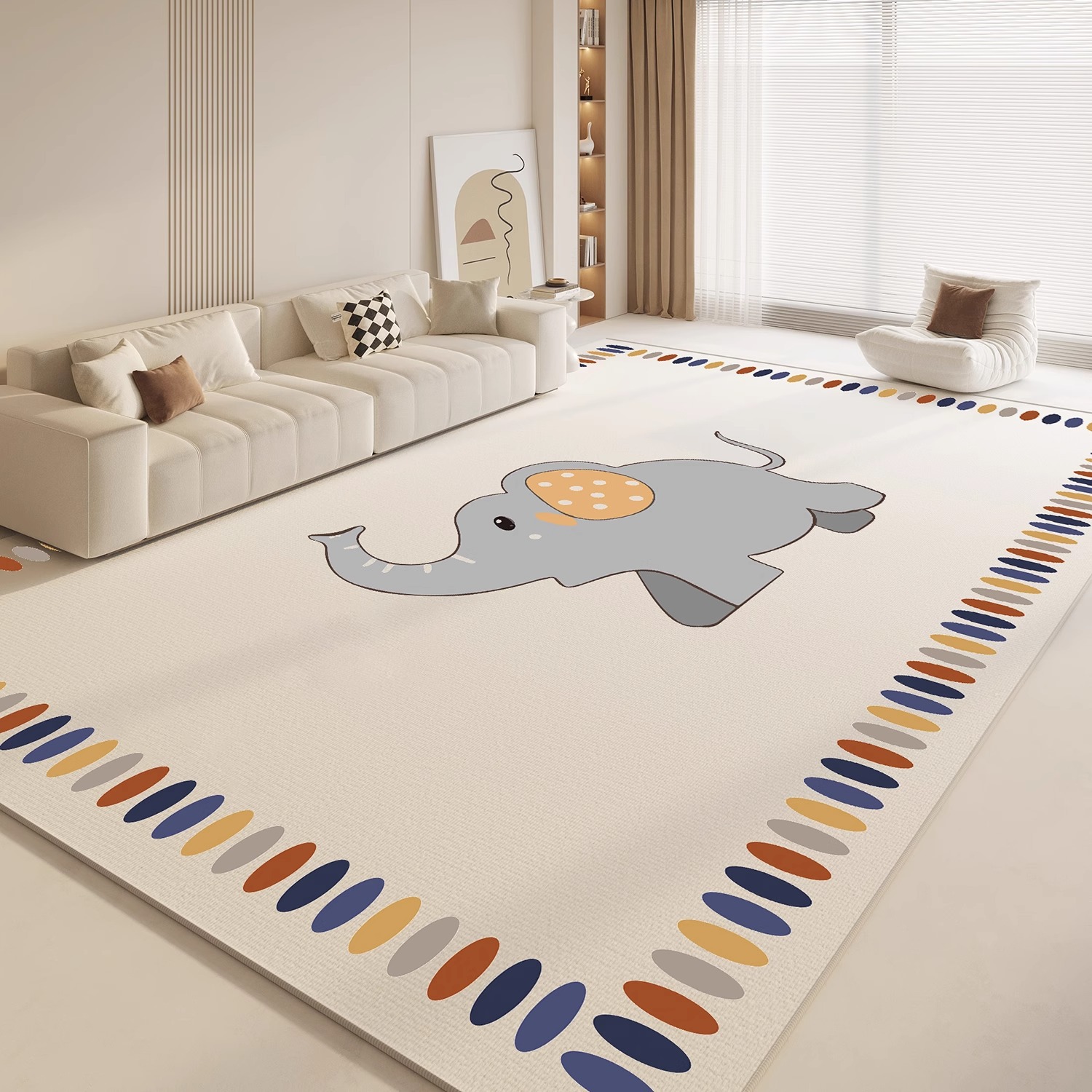 행복한 작은 코끼리