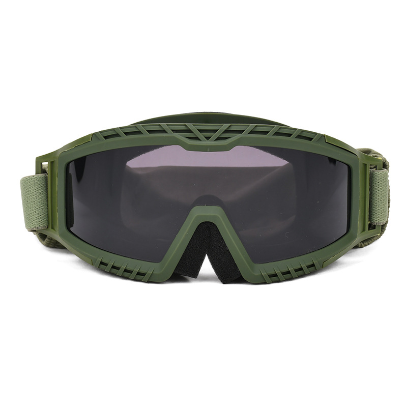 Gafas Tácticas del Desierto de PC, Lentes Intercambiables, para CS y Ciclismo