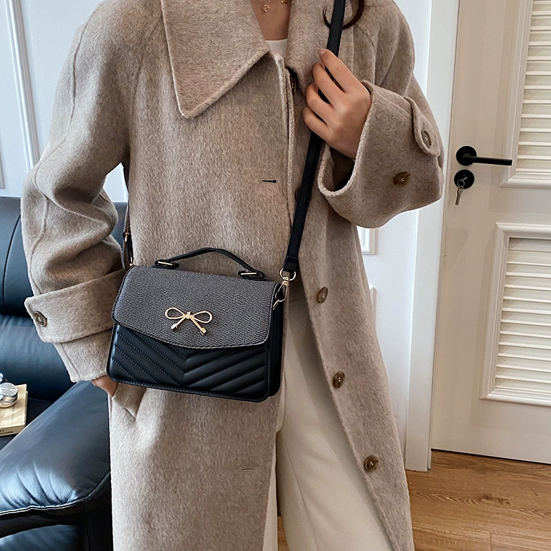 Сумка‑handheld корейского стиля, сумка через плечо 21×14×5 см, лёгкая деми‑сезонная