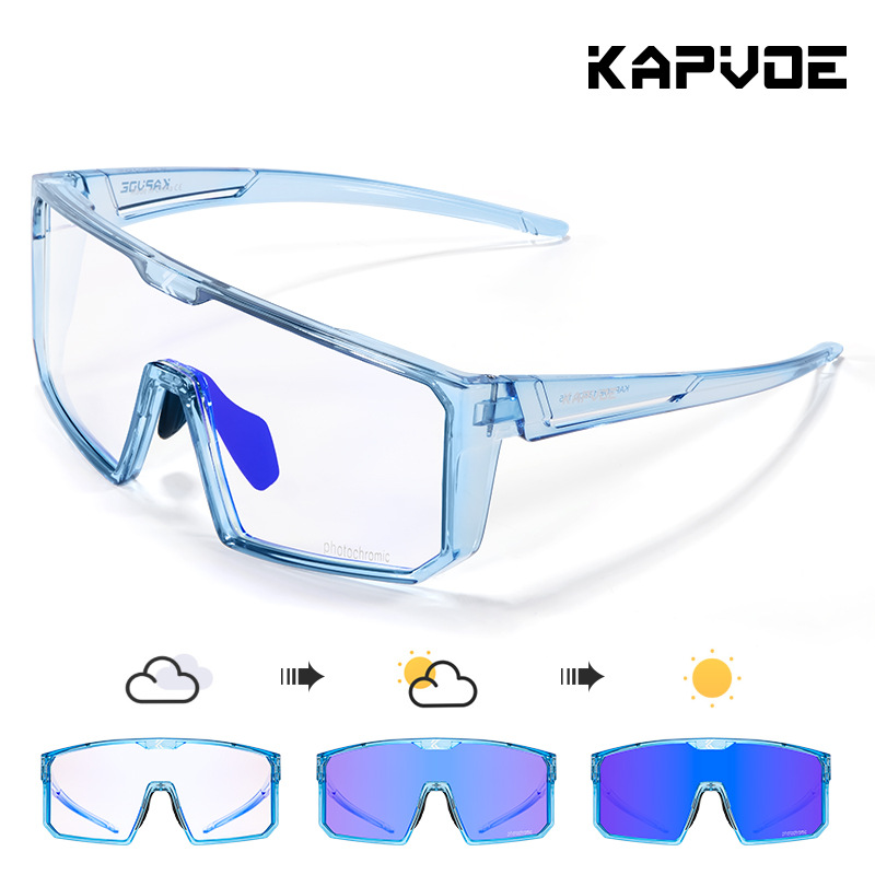 Gafas de Ciclismo Deportivo de TR90 con Protección UV y Marco Completo para Deportes al Aire Libre