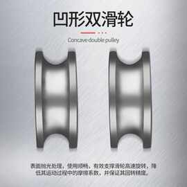 坎乐户外登山攀岩溜索滑轮钢缆绳索吊装滑轮索道滑 轮拓展训练