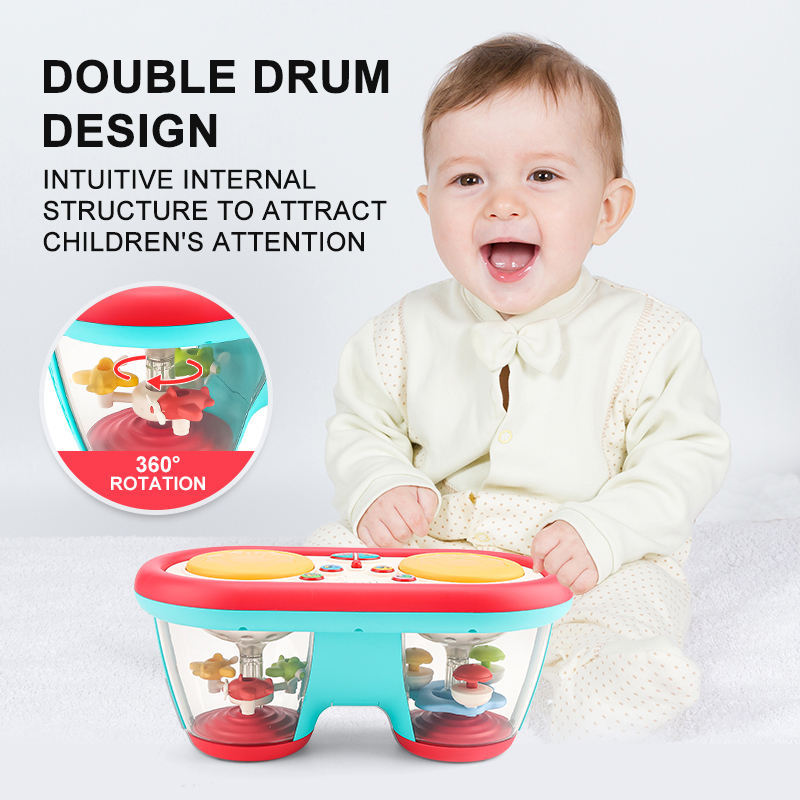 Comercio electrónico transfronterizo explosivo bebés música TK multifuncional proyección marino tambor de jazz juguetes para niños