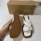 New 2024 Autumn Metal Chain Slippers for Women Outsider Wearing Open Toe Flat Sandals for Women Back Empty Slippers for Women Outsider Wearing