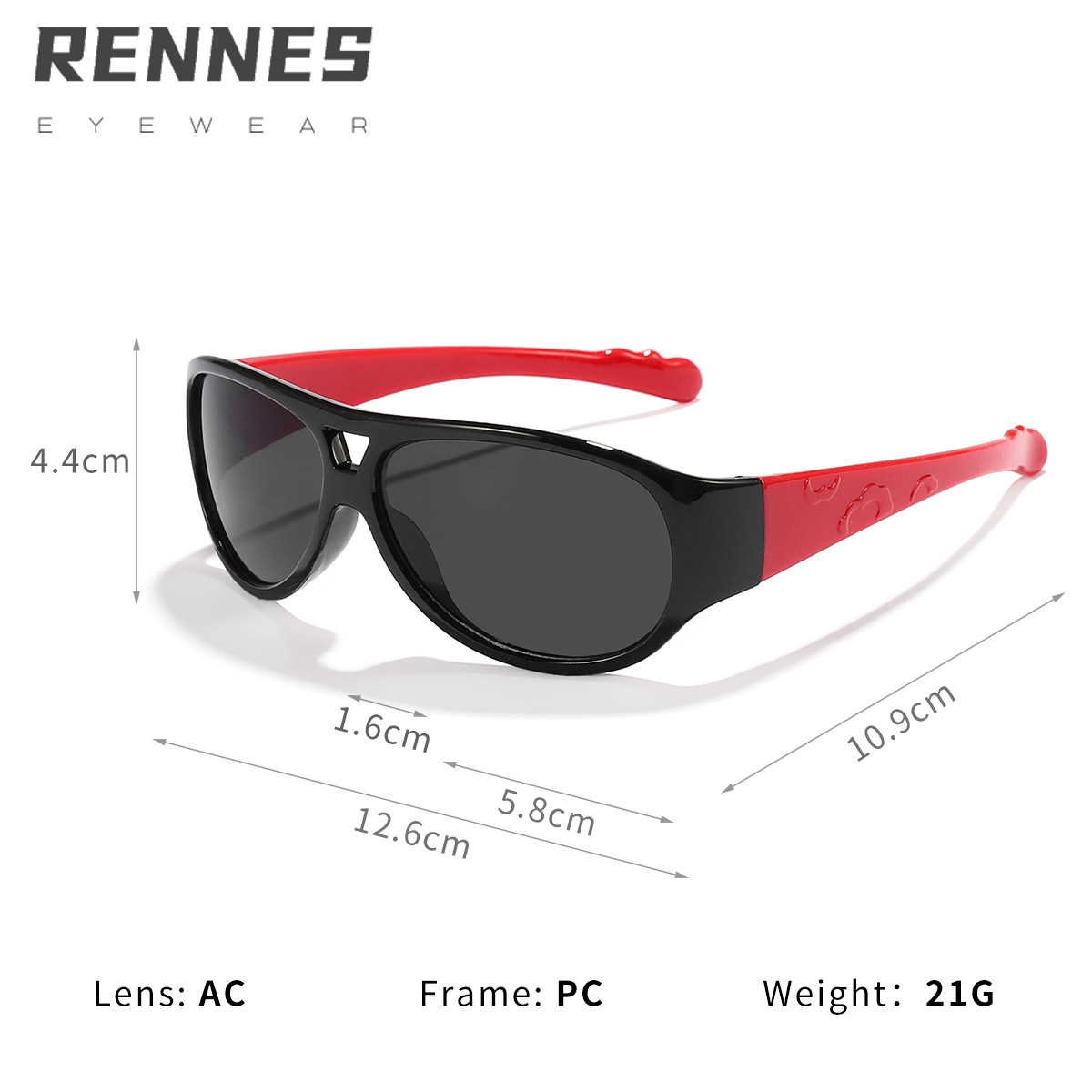 Gafas gafas de sol para niños y niñas gafas de sol de verano a prueba de rayos UV gafas de sol piloto de doble haz de moda