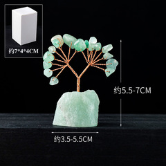 Natural Crystal Amethyst Cracked Crystal Tree Crystal Raw Stone Base Flower Tree Fortune Tree Home Decor Wholesale