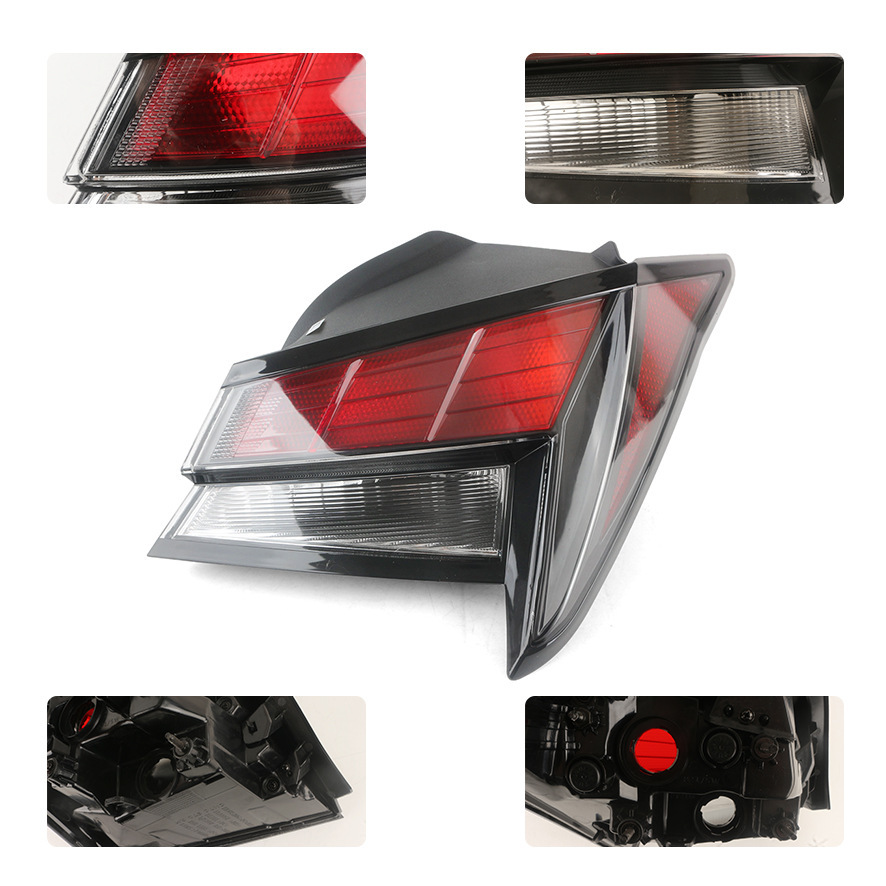 Aplicable al conjunto de luces traseras modernas 2021 - 2022 luces traseras izquierda y derecha luces de frenado de aluminio