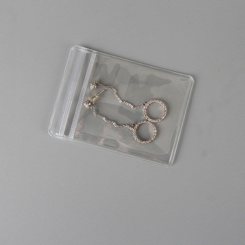 1 Piece Quantity 1 Piece Plastic Simple Style Casual Daily Transparent Jewelry Packaging Bags