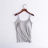 Tank top, underwear as outerwear, top with cups, European style, plus size, lifting effect