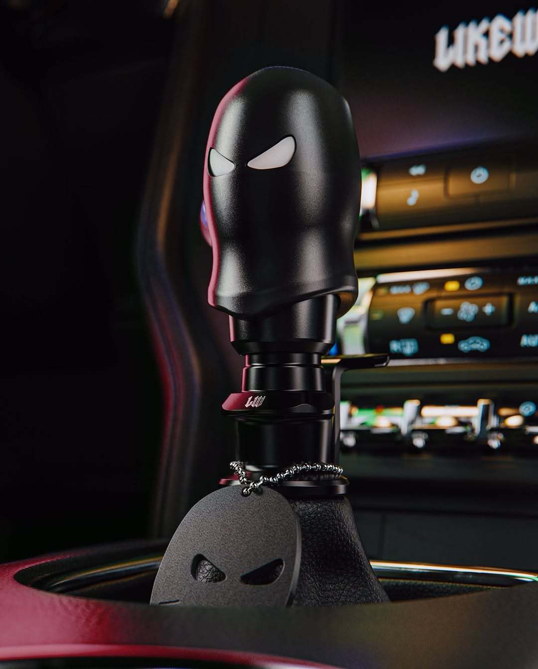 Halloween Black Ghost Car Modified Shift Lever Head Car Manual Gear Shift Handle Universal Shift Lever