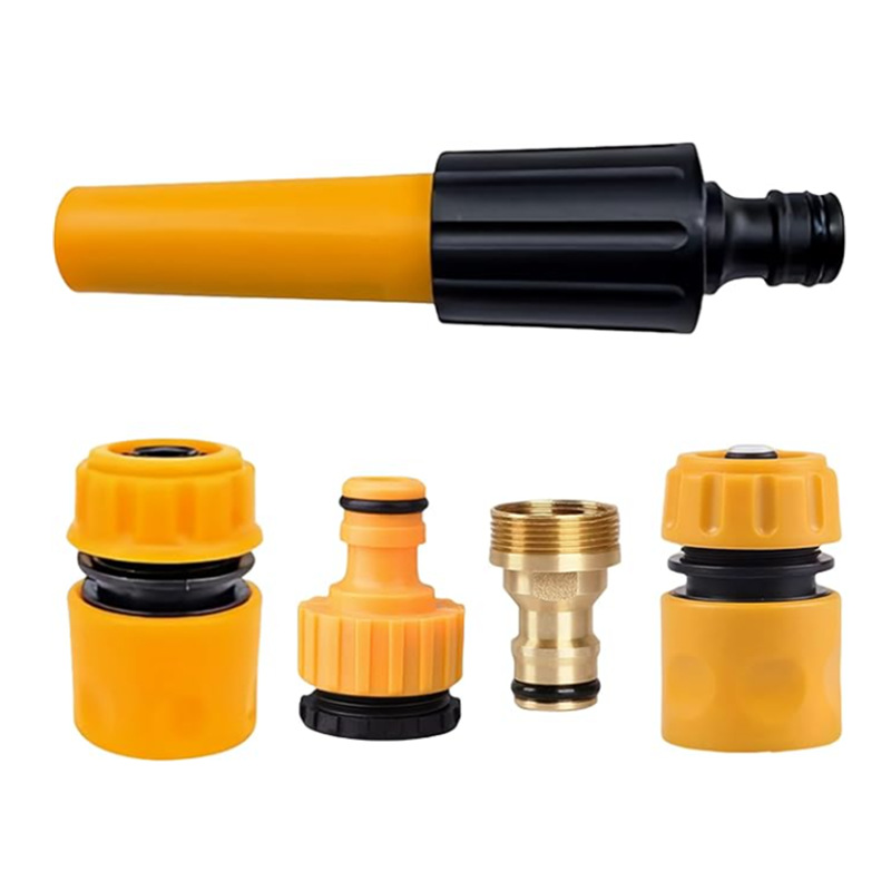 Conector de tubería de agua del jardín traje conector de manguera de jardín del hogar grifo de agua conexión rápida conector de lavado de coches recto