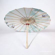 古风装饰伞吊灯复古油纸伞灯笼中国风户外绸布餐厅街景室内古典