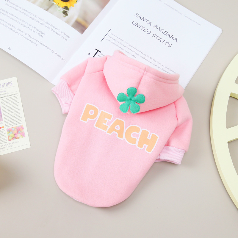 Ropa para mascotas ropa para perros suéter de dos piernas gato cachorro ropa para mascotas ropa de otoño e invierno 22 suéter de frutas casual