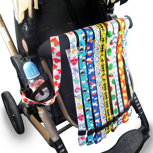 Adjustable water cup and bottle cart anti loss strap