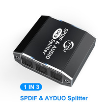 光纤音频分配器1进3出音频分配器S-PDIF电视PS5/xbox电脑splitter