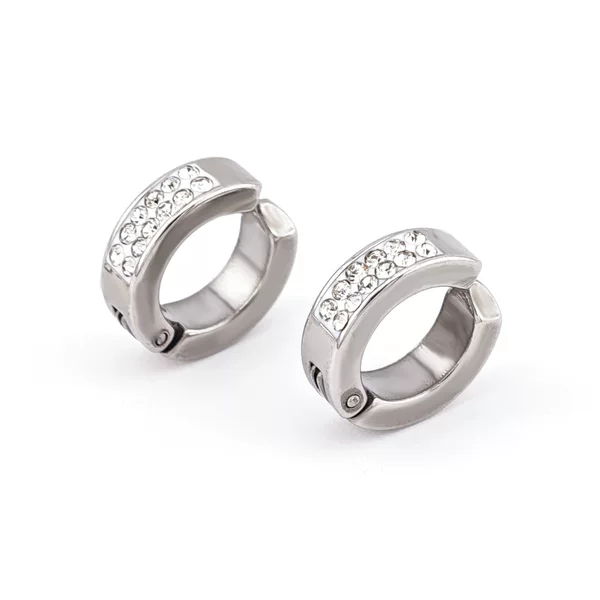 Korean version of earrings without earholes temperament fashion earrings without earholes titanium steel diamond-free perforated earrings earrings wholesale