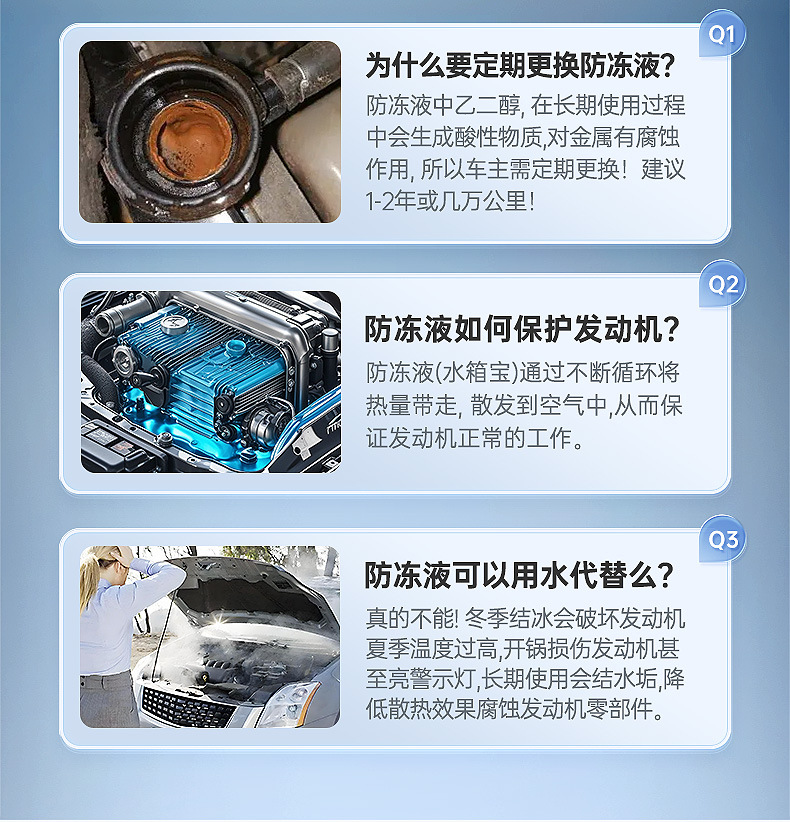 Car Servant Antifreeze 2kg Engine Water Tank Coolant Antifreeze, Anticalcification and Anti-Boiling Water Tank Treasure