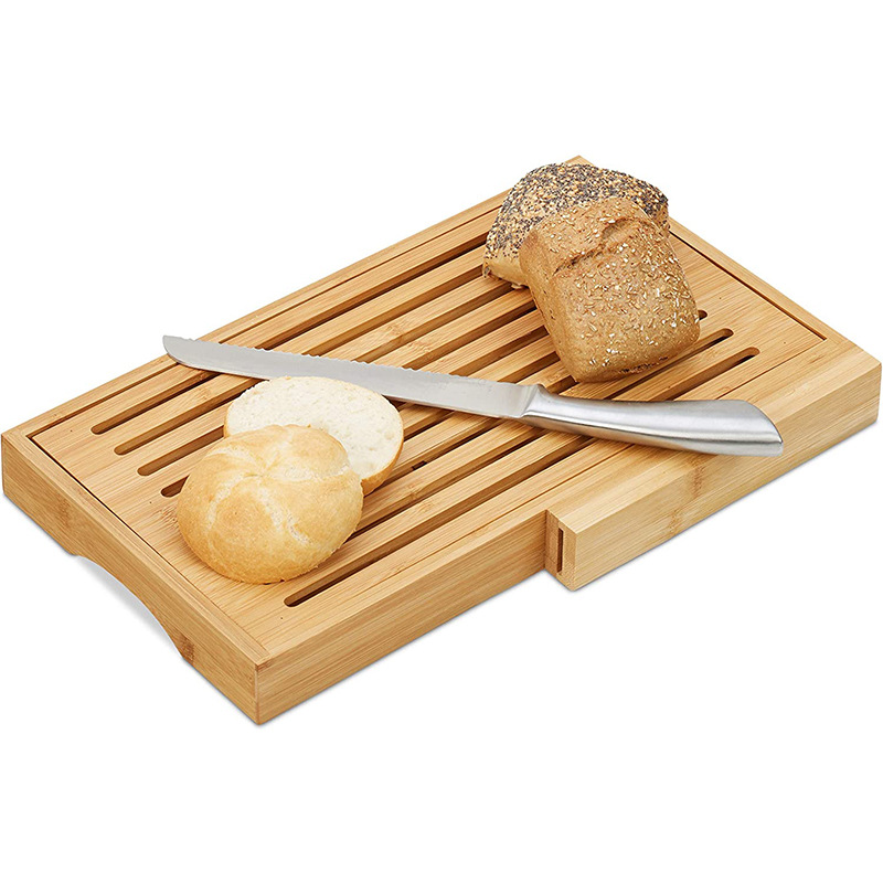 Bamboo bread cut plate Nanzhu kitchen bakery slice cutting board…