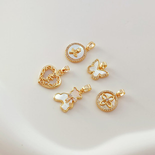 �~����14K��ɫ��ʯ�N�׵�ؐ�A������С�ܺ���������朒��DIY