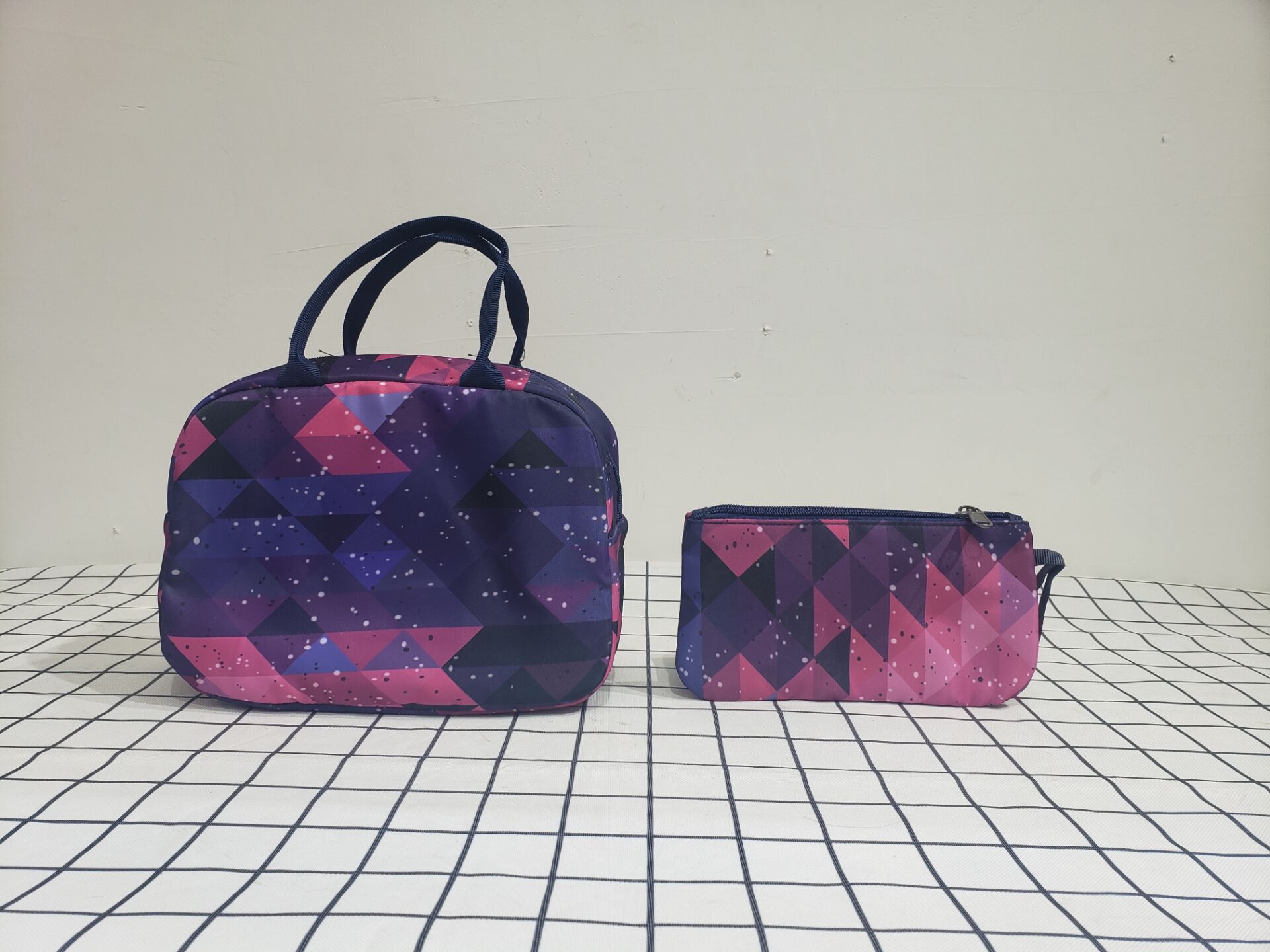 Peces naturales nueva mochila trolley conjunto de tres piezas estudiante de la escuela primaria hombres y mujeres de gran capacidad mochila de moda entrega popular