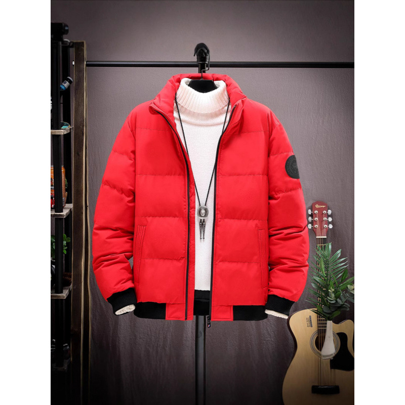 Tigre chaqueta de algodón hombre plumón corto engrosado chaqueta de algodón caliente para estudiantes