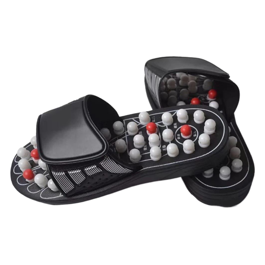 Fabricante en stock zapatillas de masaje punto japonés rotación de la salud zapatillas de masaje acupoint cuidado de la salud del pie zapatillas de salud