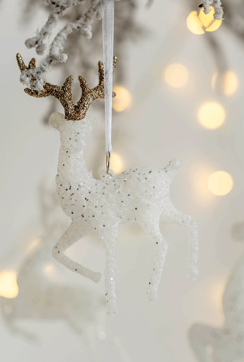 Christmas Festival Christmas Cute Elk PVC Party Hanging Ornaments