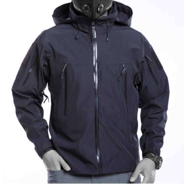 Military Bird Outdoor Windproof and Waterproof Jacket Men's Tactical Hard Shell Breathable and Wear-Resistant Ski Mountaineering Hooded Jacket