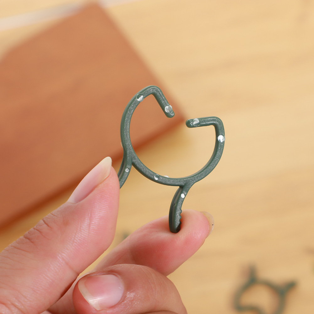 Gardening Plant Clips, Fixed Clips, Figure-Eight Buckle Binding Grafting Clips, Vine Fasteners for Green Plants, Seedlings, and Flowers