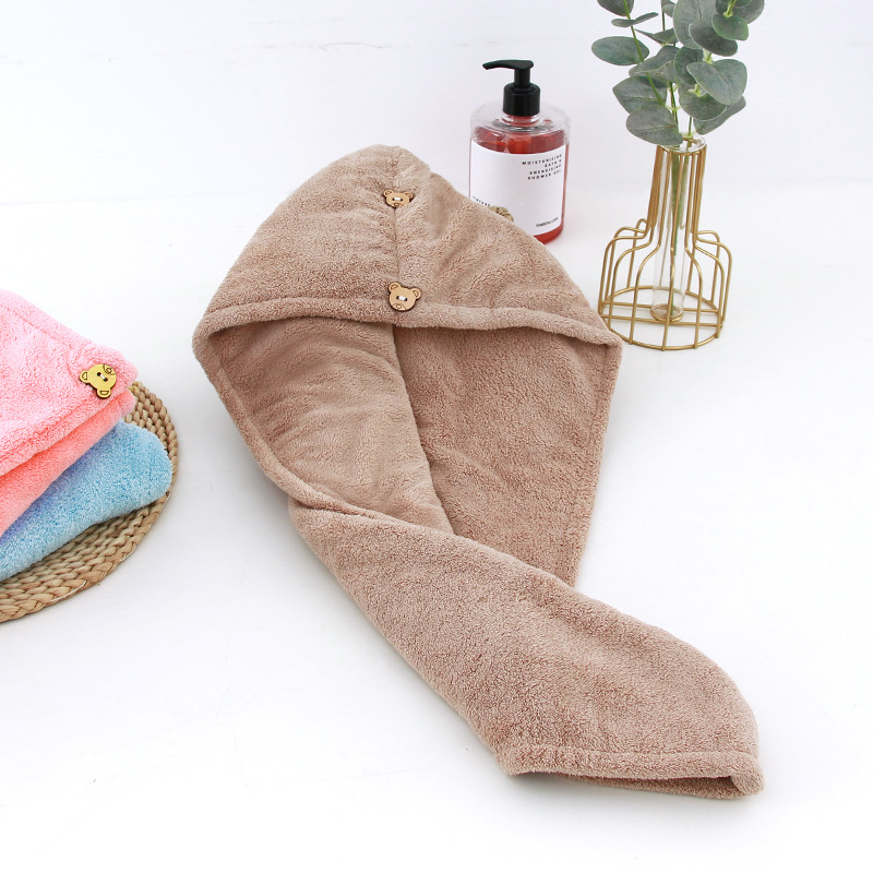 Princesa gorro de secado de cabello súper absorbente bolso de mujer pañuelo de cabeza Pelo Largo gorro de ducha champú de secado rápido Toalla de secado de cabello engrosada Toalla de pelo