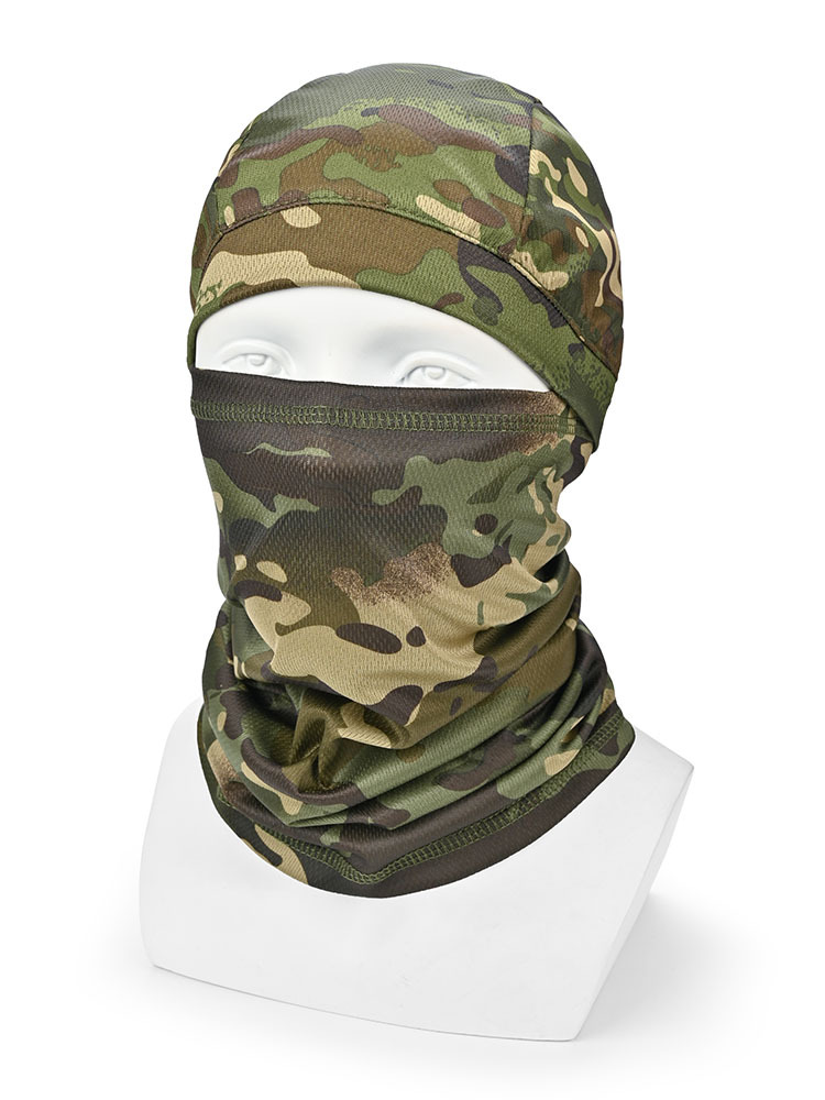 Ciclismo forro tapa verano hombres al aire libre de la motocicleta capucha transpirable protección UV protección solar cara cubierta máscara camuflaje