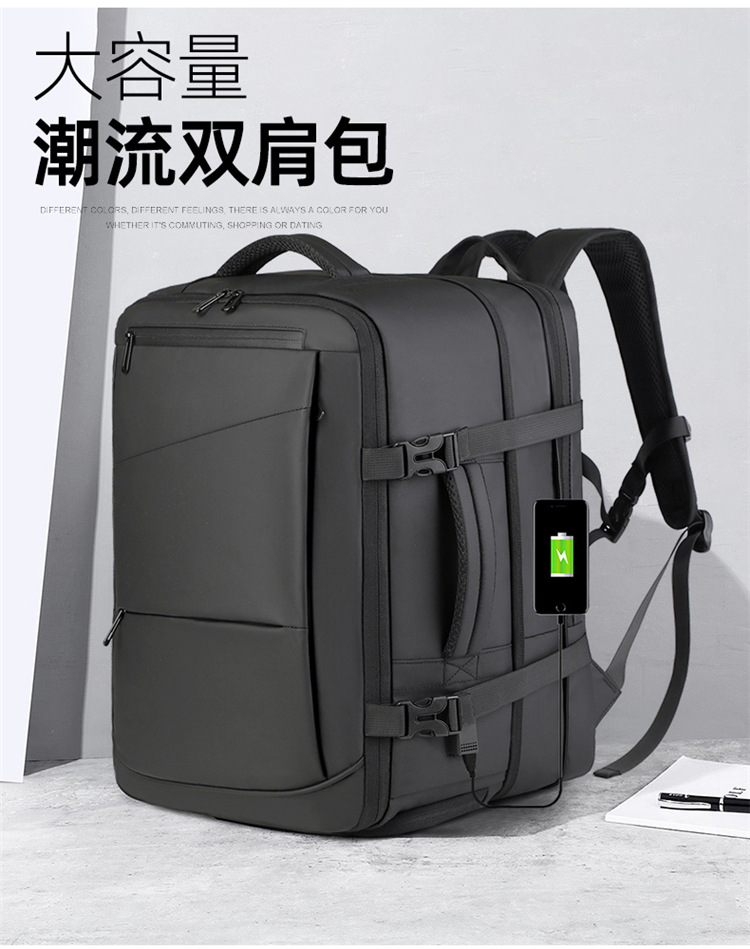 Cross-border computer bag backpack, men's style, fashionable, shoulder-carry, large-capacity commuting schoolbag, business backpack undefined