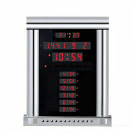 HA-5115 外贸挂钟 玻璃镜面壁钟 wall clock默认欧规插头