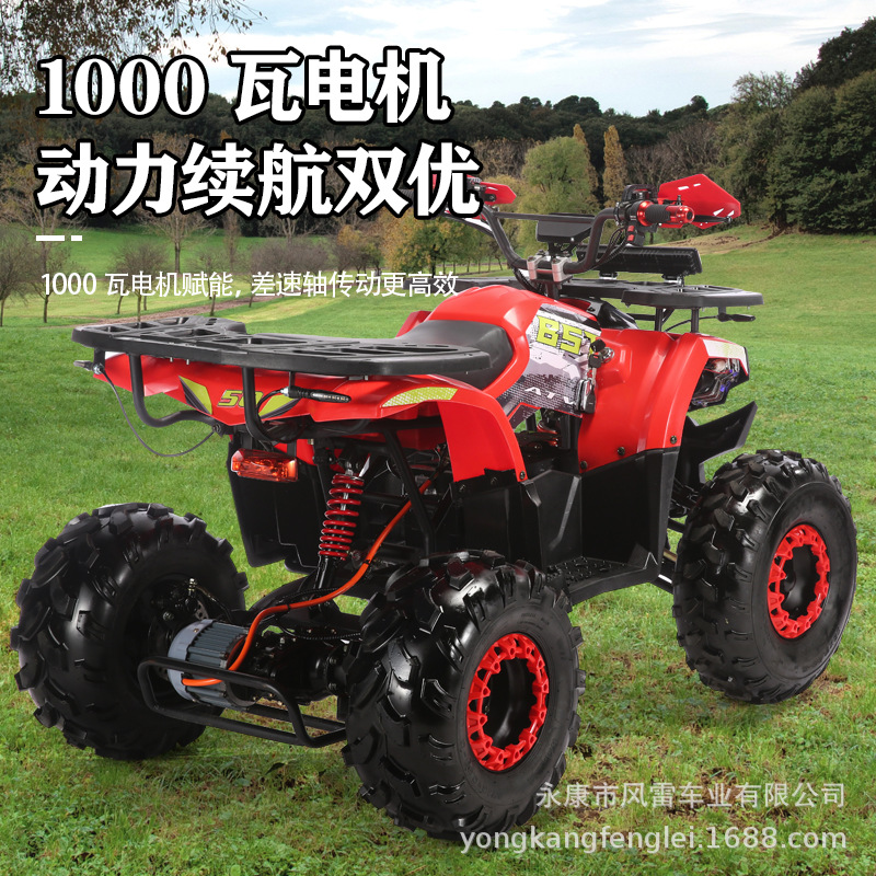 Cuatrimoto Eléctrica Todoterreno ATV 60V 1000W de Hierro y Plástico image 4