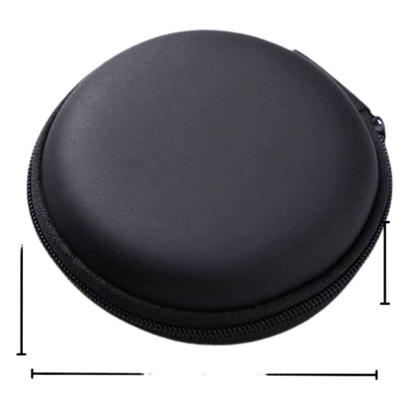 В наличии: портативный круглый чехол для наушников из ЭВА, маленькая сумка на молнии для хранения Bluetooth-наушников, портативная упаковка для хранения