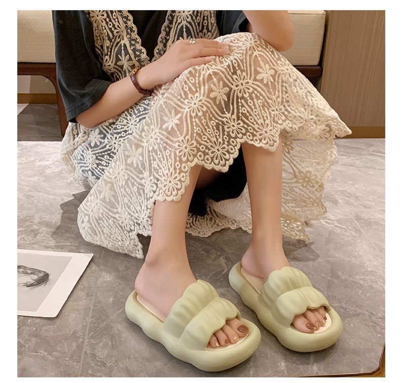 Women Slippers Flip-Flops Pool Rubber Leather Quick Drying Sandals_voghion.com