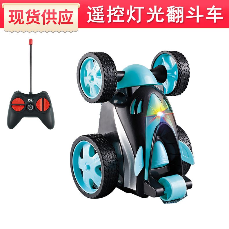 Coche volquete eléctrico a control remoto, juguete de acrobacias para niños, venta popular para exportación