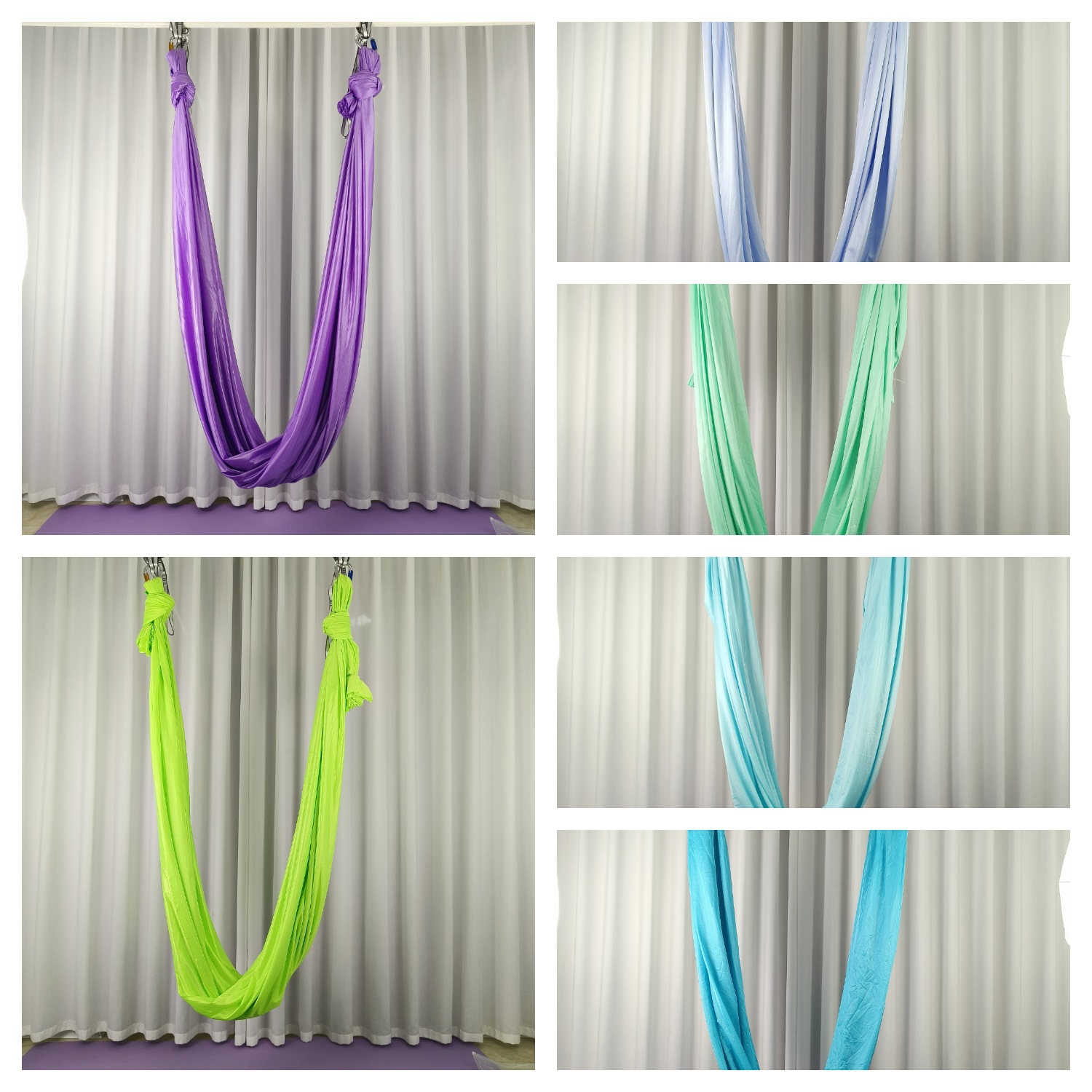 Low price 2.8x 5 m wide anti-gravity air YOGA hammock yoga SWING micro-elastic fabric Aerial YOGA