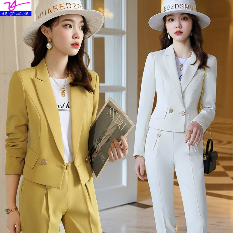 Quality short autumn classic suit jacket for leisure, Chanel style