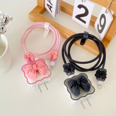 Apple 充電器データケーブル保護ケース波状弓 iPhone20w 急速充電ヘッドシンプルなインに適しています