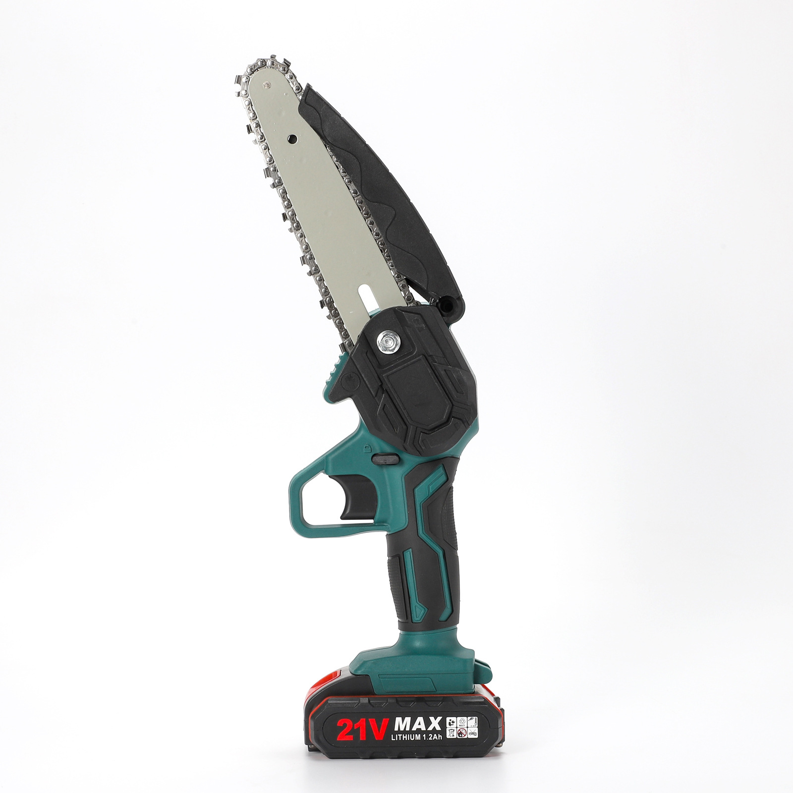 21V锂电手持式电链锯 便携安全高性能伐木锯园林修剪锯4/6可选