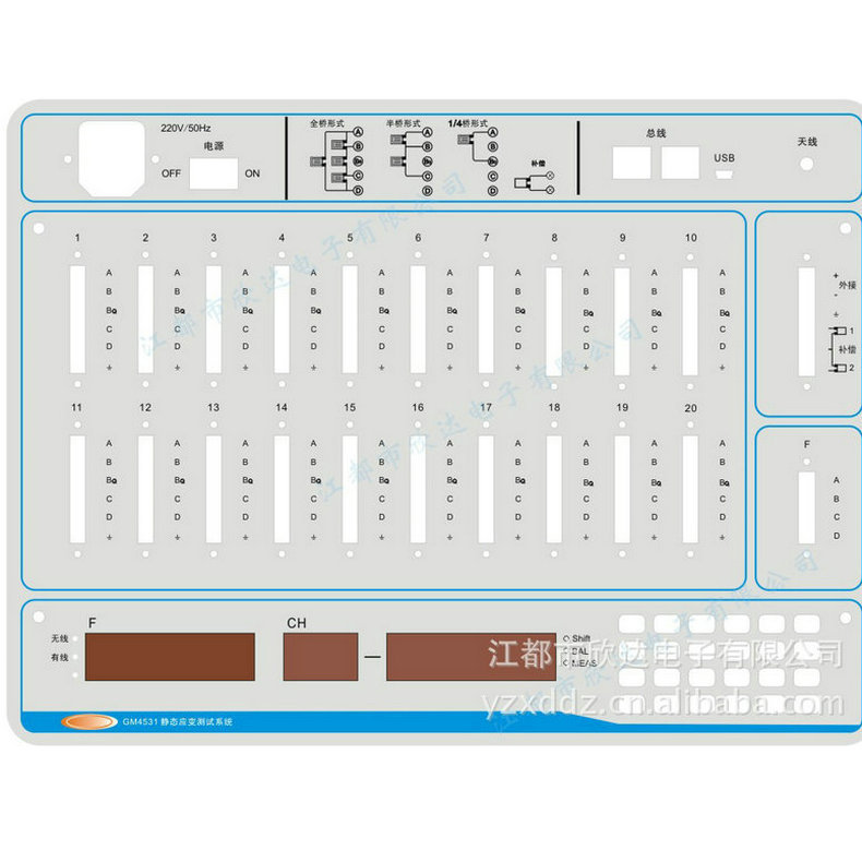 机床类大面板开关