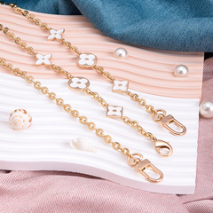 適用驢家包包改造斜挎鏈條菜籃子肩帶包帶鏈子替換鏈箱包五金配件