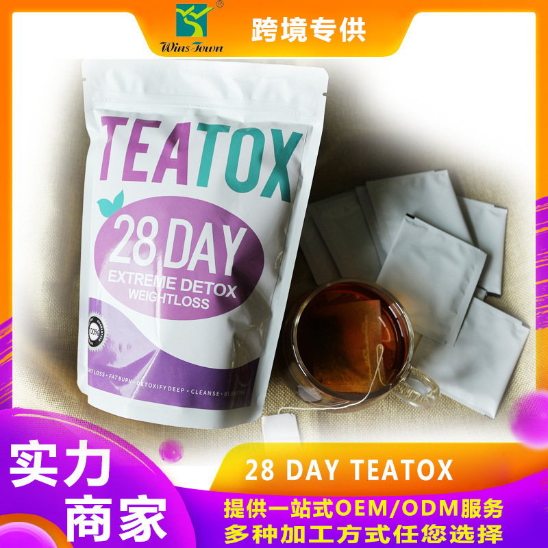 跨境出口detox茶包袋泡茶Slim Tea 八珍袋泡茶 外贸 茶包现货|undefined