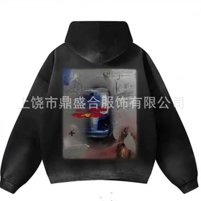 2025 Cross-Border Men's Streetwear 3D Digital Printed Hoodie Zipper Hoodie Sweatshirts