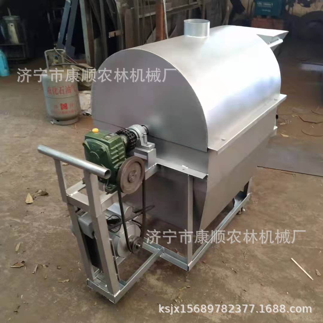 炒板栗机图片 煤气烧柴火菜籽炒锅 大型煤炭型炒货机