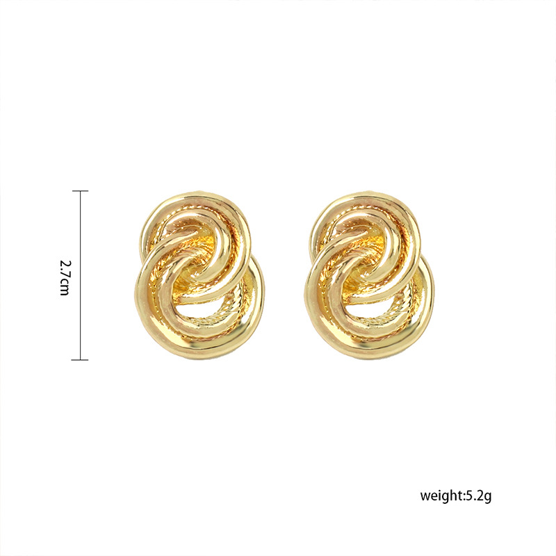 6g Weight Earrings Classification Wedding, Travel Occasion Flower Pattern Women'S Gender Fashion Geometric Irregular Flower Earrings 无