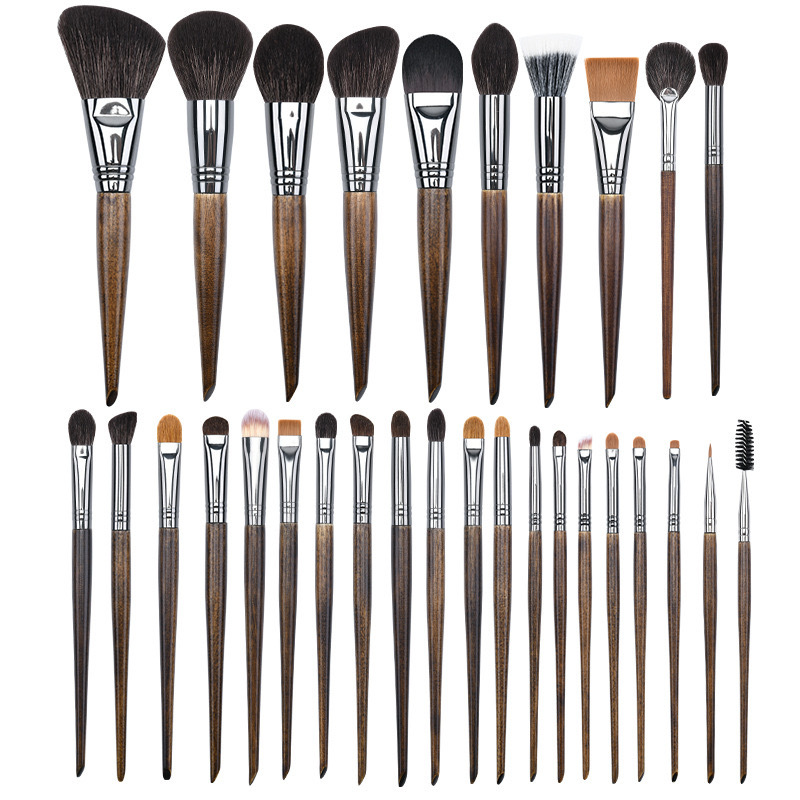 30 conjuntos de cepillo de maquillaje transfronterizo, conjunto completo de cepillo de maquillaje de lana de animales de Cangzhou, escuela de capacitación de maquillaje de maquillaje