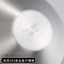 金色304不锈钢韩国磨砂锥形碗果蔬菜盘商用冷面碗餐厅甜品沙语苏
