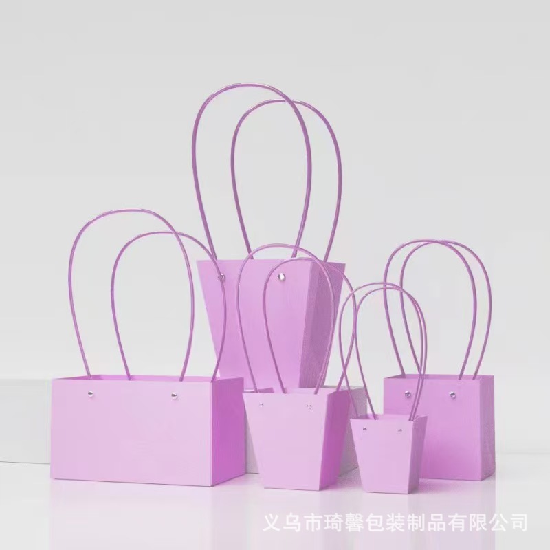 Caja Portátil para Flores de Cartón Blanco Impermeable para Arreglos Florales image 13