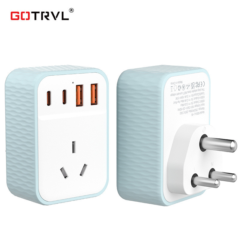 New Australian Standard to South Africa, India, the United States, the United Kingdom, Germany, Europe, Australia, Japan, Italy and Other Countries Conversion Plug